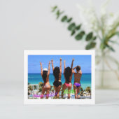 Carte Postale Bienvenidos.. (Debout devant)