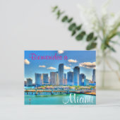 Carte Postale Bienvenidos a Miami Postcard (Debout devant)