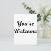 Carte Postale Bienvenue (Debout devant)