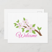 Carte Postale Bienvenue  (Devant / Derrière)