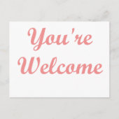 Carte Postale Bienvenue ! (Devant)