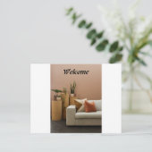 Carte Postale Bienvenue (Debout devant)