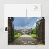 Carte Postale Bienvenue à Boone Hall (Devant / Derrière)