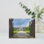 Carte Postale Bienvenue à Boone Hall (Debout devant)
