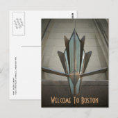 Carte Postale Bienvenue À Boston (Devant / Derrière)