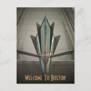Carte Postale Bienvenue À Boston