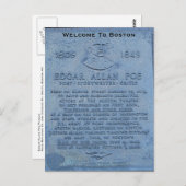 Carte Postale Bienvenue à Boston (Devant / Derrière)