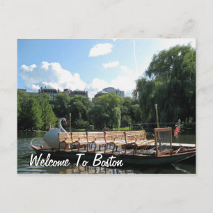 Carte Postale Bienvenue À Boston