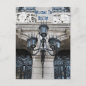 Carte Postale Bienvenue À Boston (Devant)