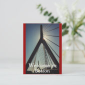 Carte Postale Bienvenue à Boston (Debout devant)