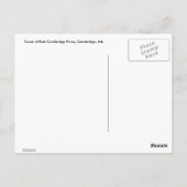 Carte Postale Bienvenue À Cambridge (Dos)