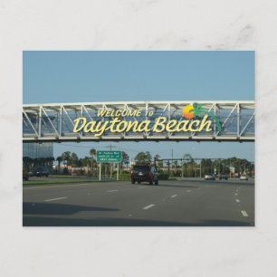 Carte Postale Bienvenue à Daytona Beach Floride