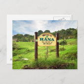 Carte Postale Bienvenue à Hana (Devant / Derrière)