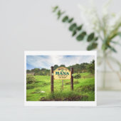 Carte Postale Bienvenue à Hana (Debout devant)
