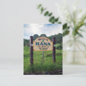 Carte Postale Bienvenue à Hana (Debout devant)