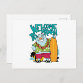 Carte Postale Bienvenue à Hawaii (Devant / Derrière)