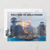 Carte Postale Bienvenue à Hollywood Postcard! (Devant / Derrière)