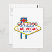 Carte Postale Bienvenue à la fabuleuse Las Vegas (Devant / Derrière)