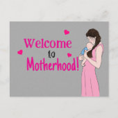 Carte Postale Bienvenue à la maternité (Devant)