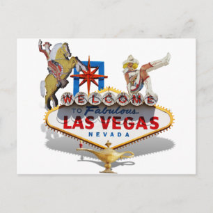Carte Postale Bienvenue à Las Vegas