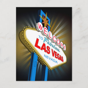 Carte Postale Bienvenue à Las Vegas