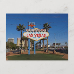 Carte Postale Bienvenue à Las Vegas