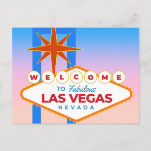 Carte Postale Bienvenue à Las Vegas 3