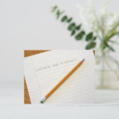 Carte Postale Bienvenue à l'école ! (Debout devant)