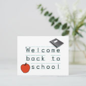 Carte Postale Bienvenue À L'École (Debout devant)