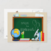 Carte Postale Bienvenue à l'école (Devant / Derrière)