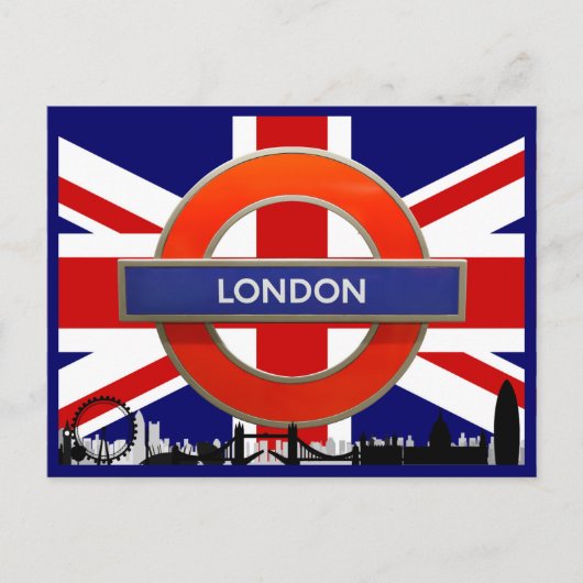 Carte Postale Bienvenue à Londres (Devant)