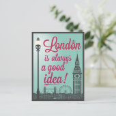 Carte Postale Bienvenue à Londres (Debout devant)