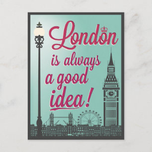 Carte Postale Bienvenue à Londres