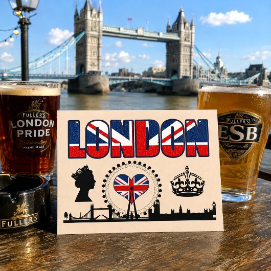 Carte Postale Bienvenue à Londres