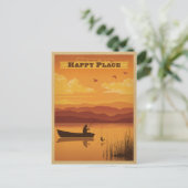 Carte Postale Bienvenue à mon Happy Place (Debout devant)