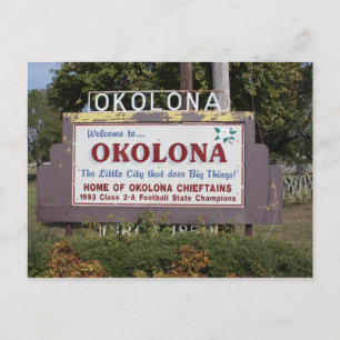 CARTE POSTALE BIENVENUE À OKOLONA