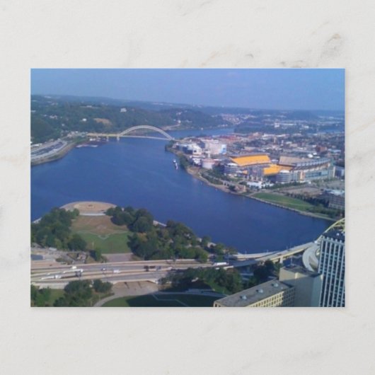 Carte Postale bienvenue à pittsburgh (Devant)