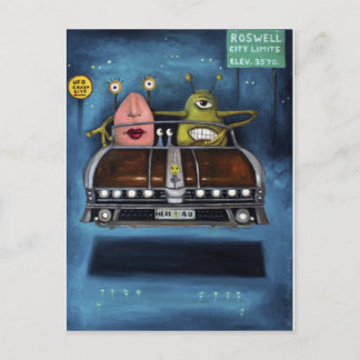 Carte Postale Bienvenue À Roswell