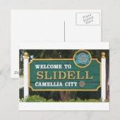 Carte Postale Bienvenue À Slidell (Devant / Derrière)