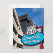 Carte Postale Bienvenue À Springfield (Devant / Derrière)