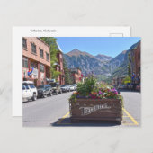 Carte Postale Bienvenue à Telluride, Colorado (Devant / Derrière)