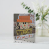 Carte Postale Bienvenue à Thanksgiving (Debout devant)