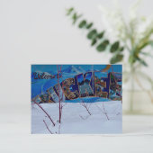 Carte Postale Bienvenue à Truckee ! (Debout devant)