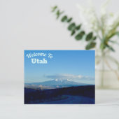 Carte Postale Bienvenue À Utah (Debout devant)