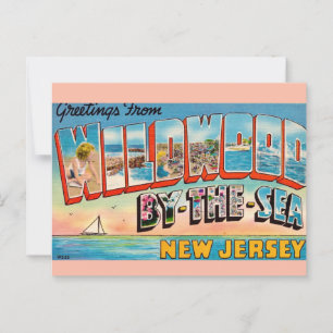 Carte Postale Bienvenue à Wildwood by the Sea 