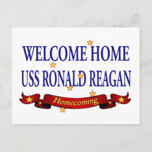 Carte Postale Bienvenue Accueil USS Ronald Reagan