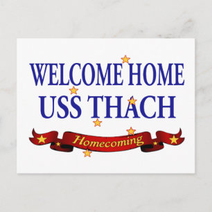 Carte Postale Bienvenue Accueil USS Thach