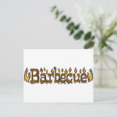 Carte Postale Bienvenue Au Barbecue (Debout devant)