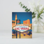 Carte Postale Bienvenue au fabuleux Las Vegas Nevada (Debout devant)