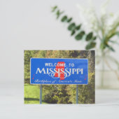 Carte Postale Bienvenue au Mississippi (Debout devant)